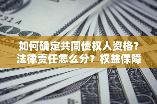 北京如何确定共同债权人资格？法律责任怎么分？权益保障技巧揭秘！