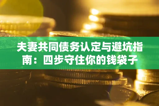 北京夫妻共同债务认定与避坑指南：四步守住你的钱袋子