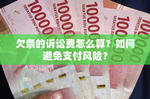 北京欠条的诉讼费怎么算？如何避免支付风险？