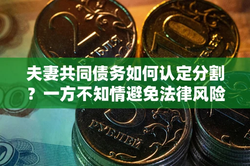 北京夫妻共同债务如何认定分割？一方不知情避免法律风险必看！